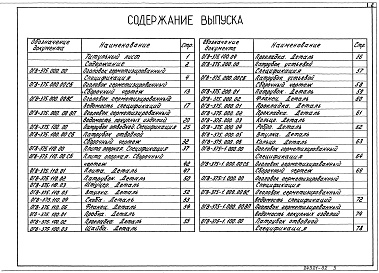 Состав альбома. Серия 7.901-7 ГерметизированныеВыпуск 1 Оголовки скважин для водоснабжения, оборудованных насосами типа ЭЦВ