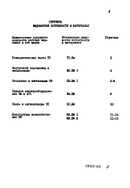 Состав альбома. Типовой проект 902-4-6м.83Альбом 9 Ведомости потребности в материалах    