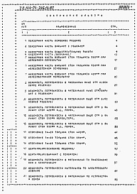 Состав альбома. Типовой проект 144-24-256.13.87Альбом 4 Ведомости потребности в материалах