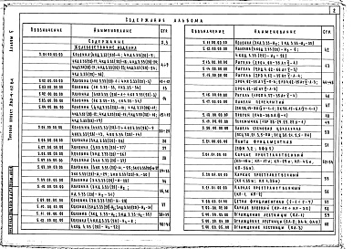 Состав альбома. Типовой проект 252-4-42.84Альбом 5 Изделия железобетонные, арматурные и металлические