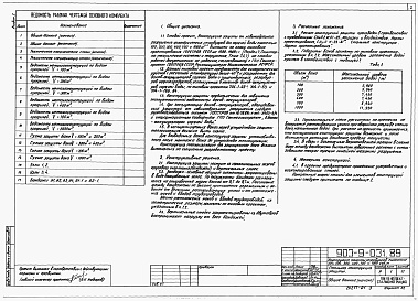 Состав альбома. Типовой проект Примененный: Альбом 1 Стальная конструкция защиты (из 903-9-031.89