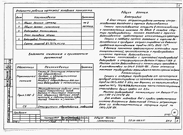 Состав альбома. Типовой проект 26-0109.13.87Альбом 1 Части 0, 01, 02, 03, 1, 2, 3, 4, 5, 6 Общие архитектурно-строительные решения. Архитектурно-строительные решения ниже отм. 0,000. Отопление и вентиляция ниже отм. 0,000. Внутренние водопровод и канализация ниже отм. 0,000. Архитектурно-строительн