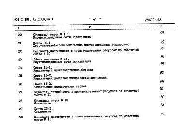 Состав альбома. Типовой проект 903-1-205Альбом  13.3 Книга 1  Генеральный план. Инженерные сети 
