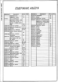 Состав альбома. Типовой проект 406-9-258.83Альбом 1 Рабочие чертежи