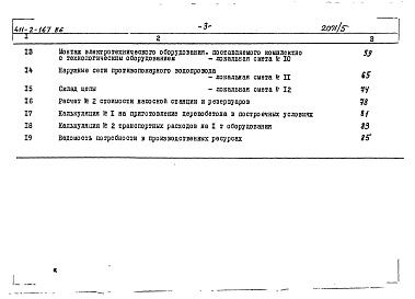 Состав альбома. Типовой проект 411-2-167.86Альбом 5 Сметы