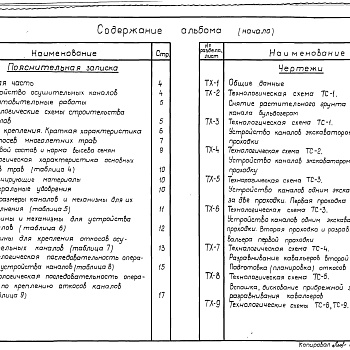 Состав фльбома. Типовой проект 820-01-41.85Альбом 3 Технология производства