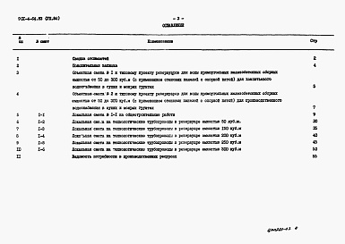 Состав альбома. Типовой проект 901-4-64.83Альбом 7.84 Сметы      