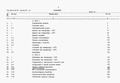Состав альбома. Типовой проект 234-1-147.87Альбом 7 Сметы. Часть 1