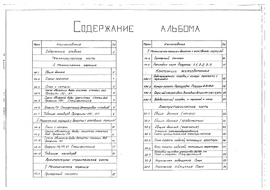 Состав альбома. Типовой проект 902-3-8Альбом 3  Аэрируемые биопруды производительностью 400, 700 м3/сутки при БПК полн. - 250 мг/л     