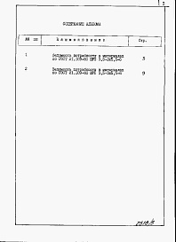 Состав альбома. Типовой проект 820-1-088.88Альбом 5  Ведомости потребности в материалах     