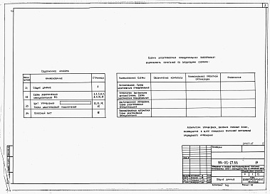 Состав альбома. Типовой проект 904-02-27.86Альбом 10 Приточная вентиляционная камера прямоточная с одним вентилятором и электронагревателем клапана наружного воздуха, переключаемая на режим дежурного отопления