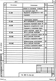 Состав альбома. Типовой проект 901-3-231.87Альбом 6 Ведомости потребности в материалах