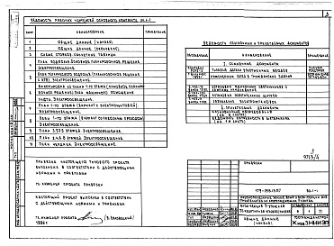 Состав альбома. Типовой проект 179-05в.13.87Альбом 4 ЭЛ Электрооборудование. ДО Диспетчеризация инженерного оборудования. СС Связь и сигнализация