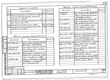 Состав альбома. Типовой проект 90-0275.13.89Альбом 1 Архитектурно-строительные решения ниже отм. 0.000 (АС.01-1). Архитектурно-строительные решения выше отм. 0.000 (АС.1-1)