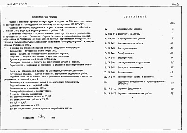 Состав альбома. Типовой проект 244-6-6.85Альбом 2 Сметы