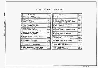 Состав альбома. Типовой проект 902-2-421.86Альбом 2 Технологическая, строительная части. Автоматизация, КИП. Спецификации оборудования.     