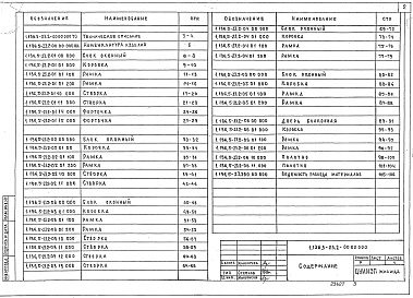 Состав альбома. Серия 1.136.5-23 ОкнаВыпуск 2 Окна и балконные двери с двойным остеклением с раздельными створками и дверными полотнами по ГОСТ 11214-86. Рабочие чертежи