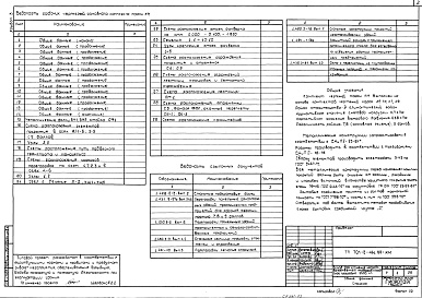 Состав альбома. Типовой проект 701-2-46с.88Альбом 3 Конструкции металлические     
