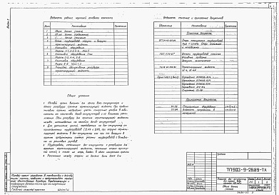 Состав альбома. Типовой проект 903-9-28.89Альбом 2 Противокоррозионная защита (из ТП 903-9-26.89)     