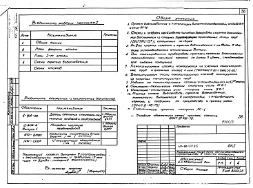 Состав альбома. Типовой проект 111-96-69.85Альбом 1 Архитектурно-строительные, сантехнические и электротехнические чертежи выше отм.0.000