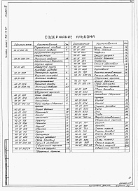 Состав альбома. Типовой проект 708-19.85Альбом 4 Технологические металлоконструкции.      