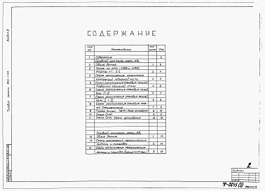 Состав альбома. Типовой проект 902-1-63Альбом 3 Строительные решения. Подземная часть (сборный вариант)   
