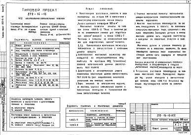 Состав альбома. Типовой проект 272-14-16Альбом 5 Витражи.