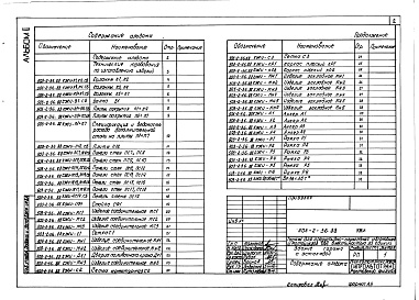 Состав альбома. Типовой проект 503-2-36.88Альбом 2 Индустриальные строительные конструкции