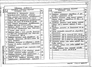 Состав альбома. Типовой проект 407-03-539.90Альбом 1 Пояснительная записка. Справочные материалы.