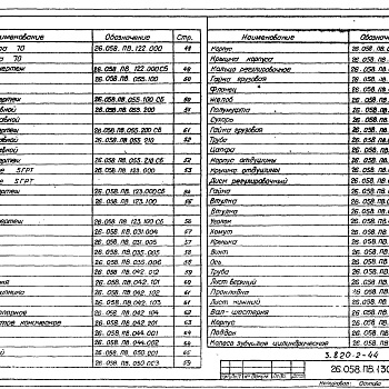 Состав фльбома. Серия 3.820.2-44 ПодъемникиВыпуск 13 Подъемник двухвинтовой с электроприводом грузоподъемностью 2х5 т марки 10В