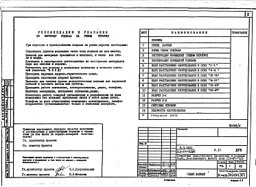 Состав альбома. Типовой проект 113-87-71.2.87Альбом 3.1 Мероприятия по второму использованию подвала