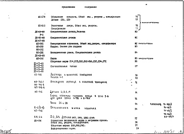 Состав альбома. Шифр РМ-825 МеталлическиеАльбом 2 Дополнение № 1