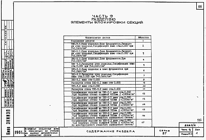 Состав альбома. Типовой проект 87-080/2Альбом 13 Часть 9 разделы 9.1, 9.2, 9.3, 9.10 Узлы и детали