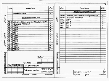 Состав альбома. Типовой проект 812-1-60.85Альбом 2    Архитектурные решения. Узлы. Конструкции железобетонные. Узлы.