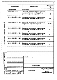Состав альбома. Типовой проект 224-9-164Альбом 4  Ведомости потребности в материалах      