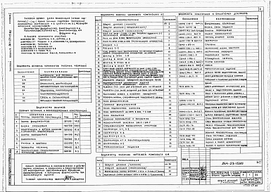 Состав альбома. Типовой проект 403-3-078.88Альбом 13 Сметы и ведомости потребности в материалах. Книга 1