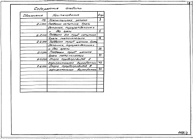Состав альбома. Серия У.3.403.2-11 КонструкцииВыпуск 2 Конструкции крепления шахтных коммуникаций (трубопроводов) в горизонтальных горных выработках