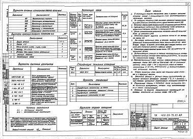 Состав альбома. Типовой проект 409-29-75.85Альбом 4  Открытая емкость. Узлы и детали. Архитектурные решения. Конструкции железобетонные. Конструкции металлические.   
