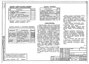 Состав альбома. Типовой проект 111-96-70.85Альбом 1 Архитектурно-строительные, сантехнические и электротехнические чертежи выше отм.0.000