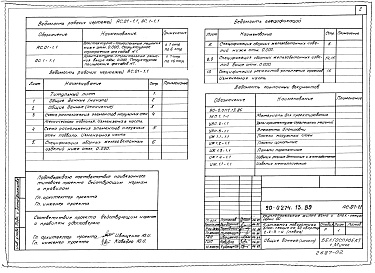 Состав альбома. Типовой проект 90-0274.13.89Альбом 2 Архитектурно-строительные решения ниже отм. 0.000. Структурное построение фасадов №1 (АС.01-1.1). Архитектурно-строительные решения выше отм. 0.000. Структурное построение фасадов №1 (АС.1-1.1)