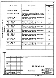 Состав альбома. Типовой проект 211-1-271.84Альбом 4 Ведомости потребности в материалах