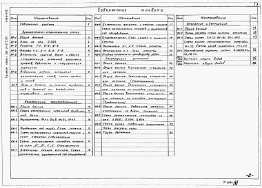 Состав альбома. Типовой проект 901-3-213.86Альбом 2 Архитектурно-строительные чертежи. Отопление и вентиляция