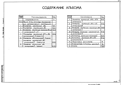 Состав альбома. Типовой проект 708-25.86Альбом 2 Общие виды нетиповых технологических металлических конструкций