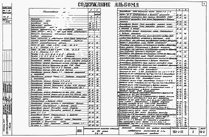 Состав альбома. Типовой проект 902-1-23Альбом 2 Архитектурно-строительная часть, при глубине заложения подводящего коллектора 5,5 м