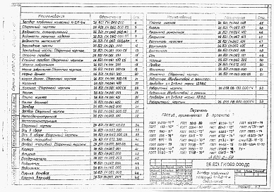 Состав альбома. Серия 3.820.2-58 Выпуск 6 Затвор глубинный колесный 4-2,5-4 м.