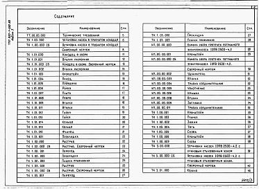 Состав альбома. Типовой проект 820-1-082.88Альбом 3  Конструкции металлические    