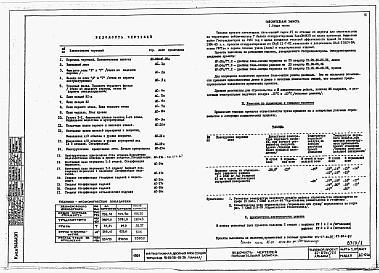 Состав альбома. Типовой проект 67-07с/77.2Альбом 0.1 Архитектурно-строительные чертежи ниже отм. 0.000. Архитектурно-строительные, санитарно-технические и электротехнические чертежи выше отм. 0.000