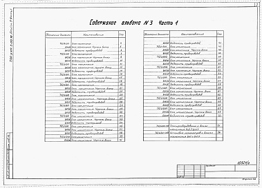 Состав альбома. Типовой проект У.414-3-021.92Альбом 3 Часть 1. Блоки нагнетания объектов водного хозяйства  ТХ 2. И - БН 1 - 17, ТХ 2. И - БН 1 - 17.ЭМ, ТХ 2. И - БН 1 - 17 АТХ 