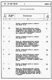 Состав альбома. Типовой проект 111-26-78.83Альбом 2  Раздел 8-1.85 Сметы (книги 1, 2 и 3)
