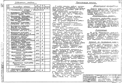 Состав альбома. Типовой проект 903-1-48/70Альбом 14-1 Типы 1,2. Автоматизация и контроль. Общекотельные трубопроводы